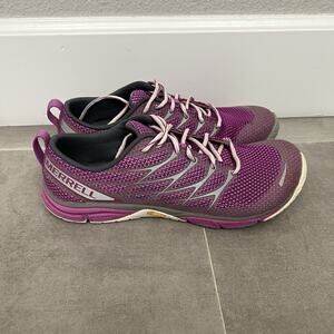 Merrell Road Glove Dash 3 Women's Size 7.5 Purple Mesh Running Shoes J06248
